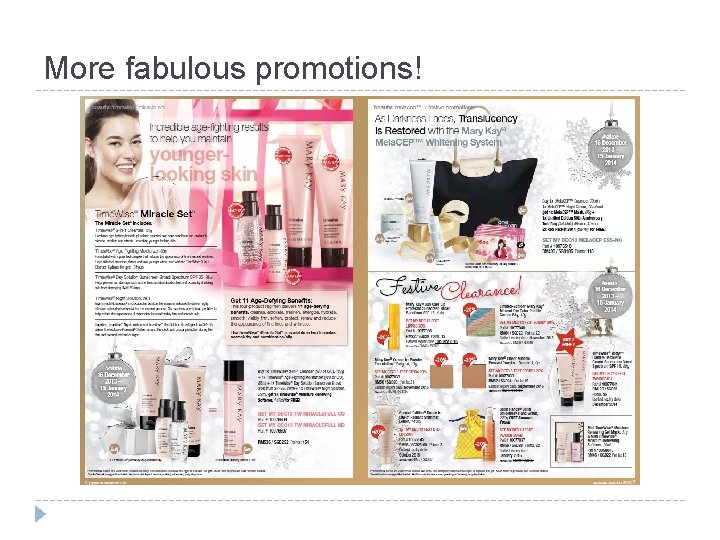 More fabulous promotions! 
