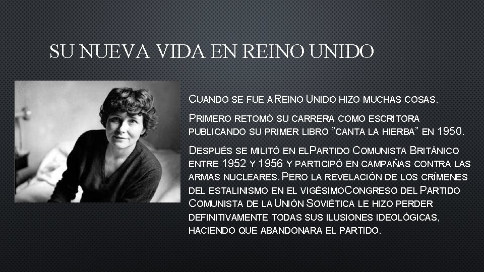 SU NUEVA VIDA EN REINO UNIDO CUANDO SE FUE A REINO UNIDO HIZO MUCHAS