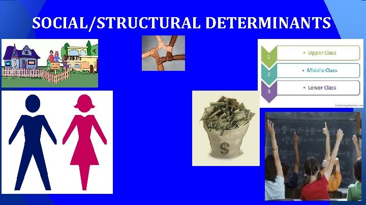 SOCIAL/STRUCTURAL DETERMINANTS 