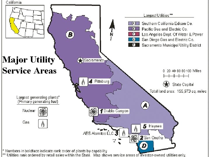Major Utility Service Areas 
