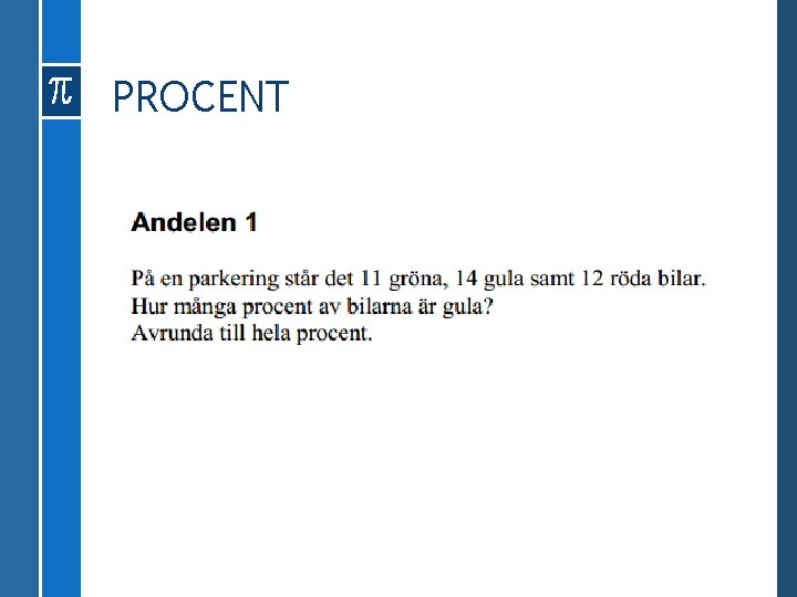 PROCENT 