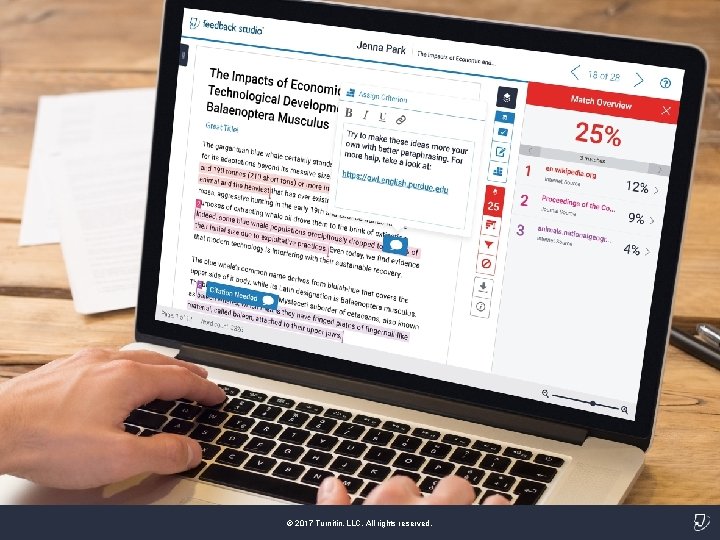 © 2017 Turnitin, LLC. All rights reserved. 