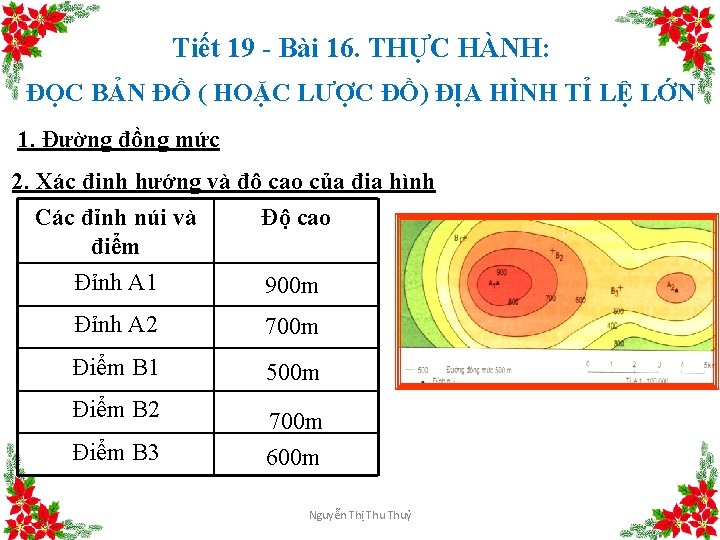 Tiết 19 - Bài 16. THỰC HÀNH: ĐỌC BẢN ĐỒ ( HOẶC LƯỢC ĐỒ)