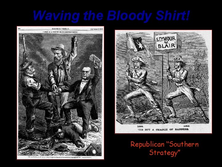 Waving the Bloody Shirt! Republican “Southern Strategy” 