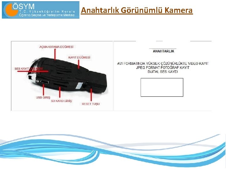 Anahtarlık Görünümlü Kamera 