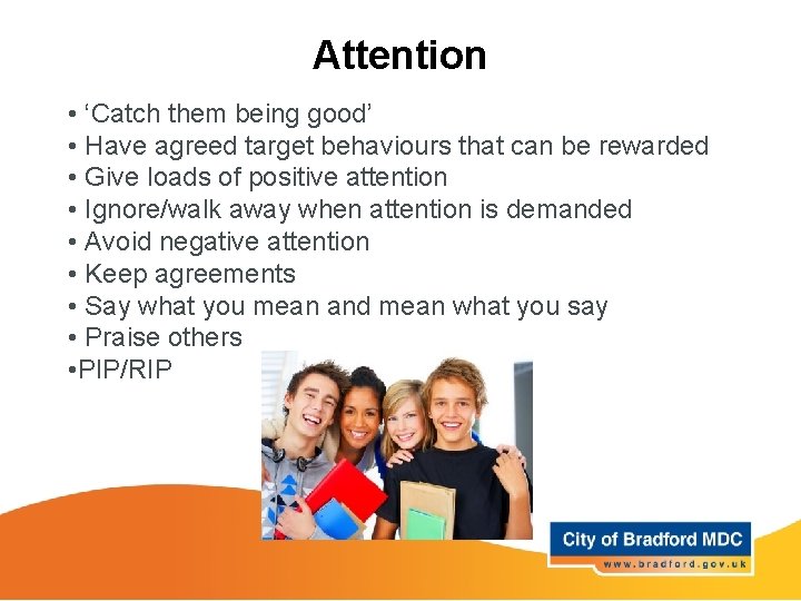 Understanding and Managing Behaviour SEBD Team Behaviour Support
