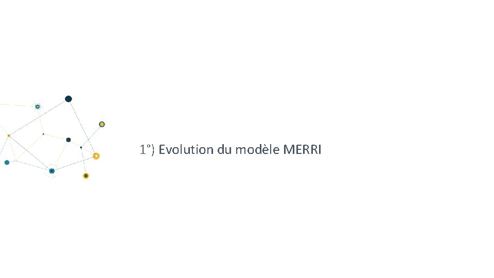 1°) Evolution du modèle MERRI 