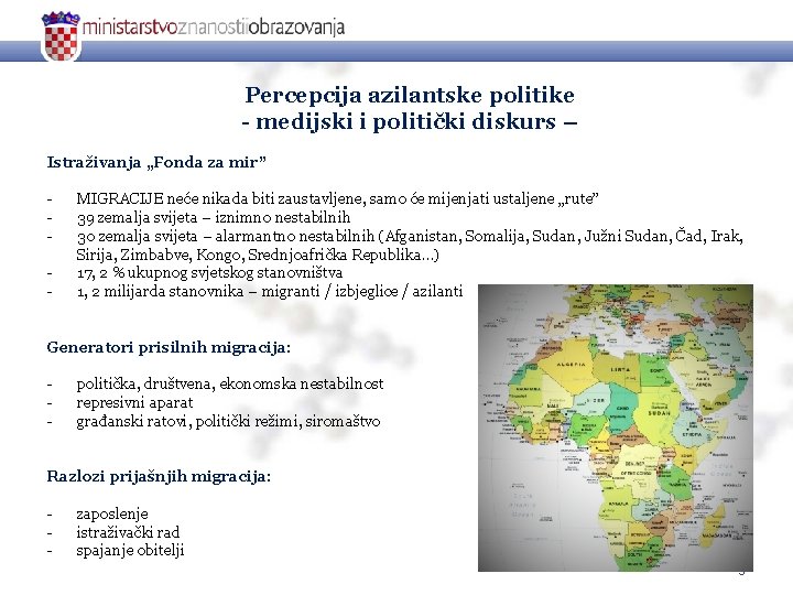 Percepcija azilantske politike - medijski i politički diskurs – Istraživanja „Fonda za mir” -