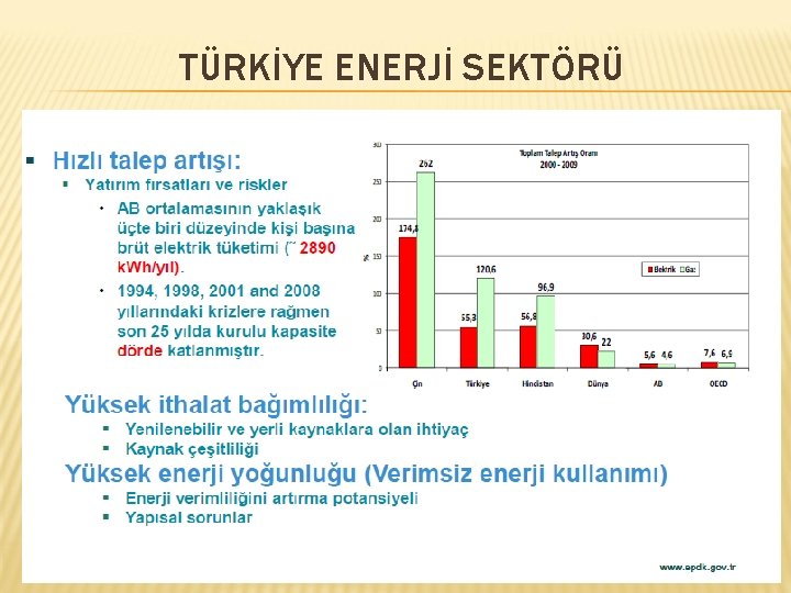 TÜRKİYE ENERJİ SEKTÖRÜ 