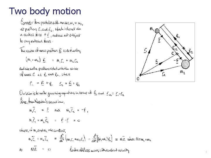 Two body motion 5 