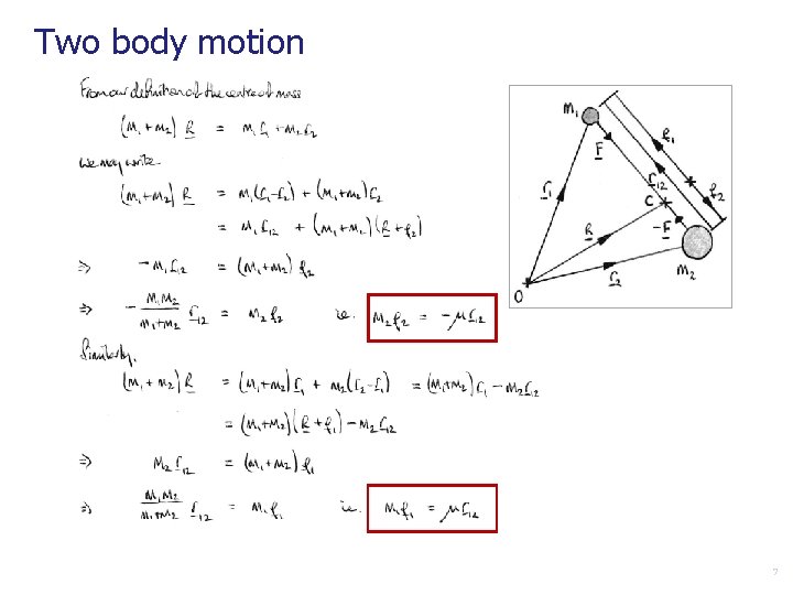 Two body motion 7 