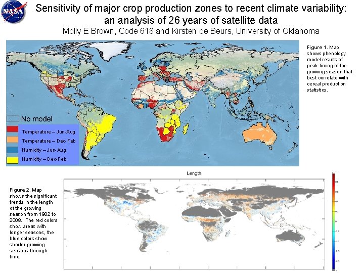 Sensitivity of major crop production zones to recent climate variability: an analysis of 26