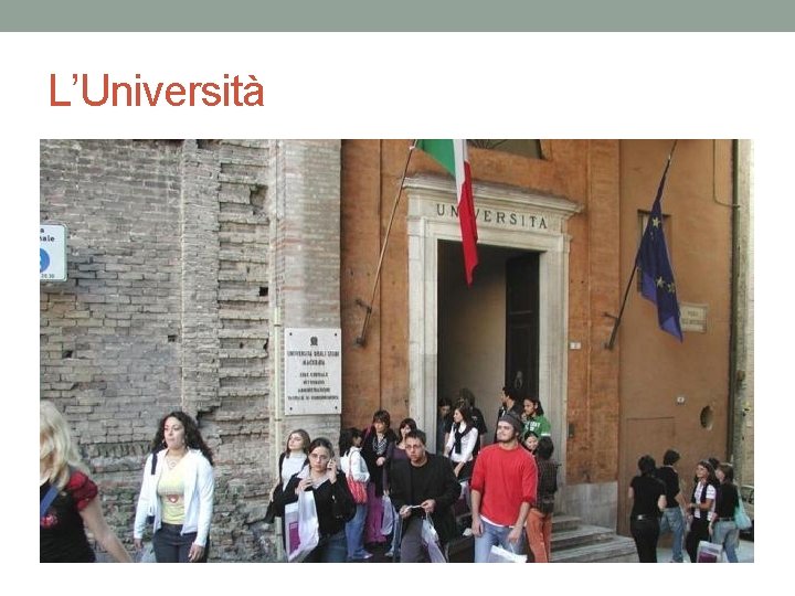 L’Università 