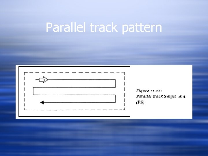 Parallel track pattern 