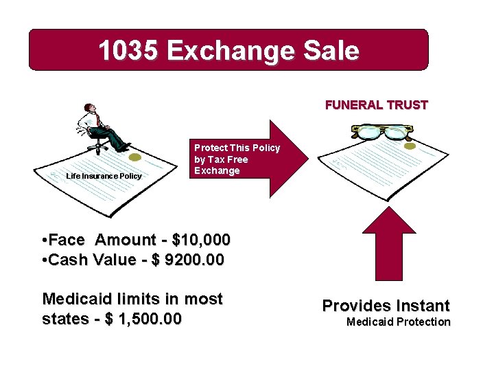1035 Exchange Sale FUNERAL TRUST Life Insurance Policy Protect This Policy by Tax Free