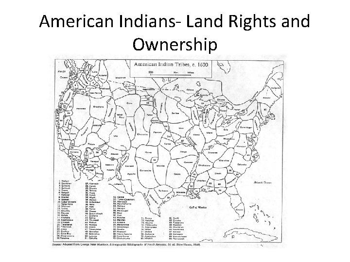 American Indians- Land Rights and Ownership 