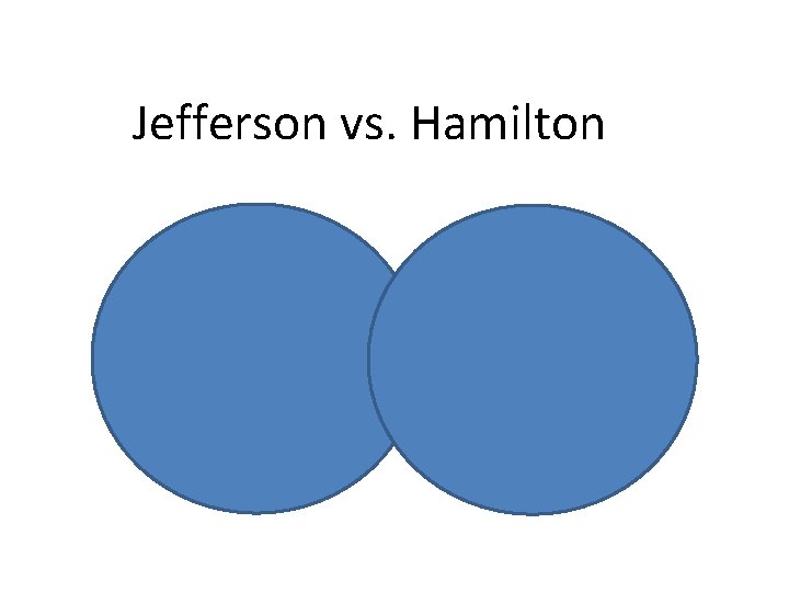 Jefferson vs. Hamilton 