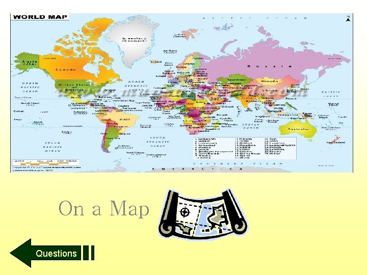 On a Map Questions 