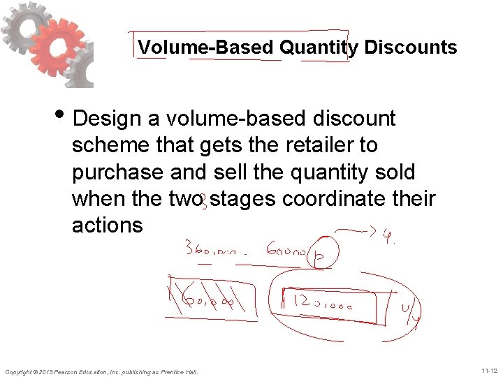 Volume-Based Quantity Discounts • Design a volume-based discount scheme that gets the retailer to