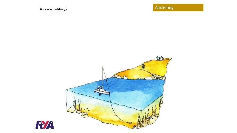 Are we holding? Anchoring 