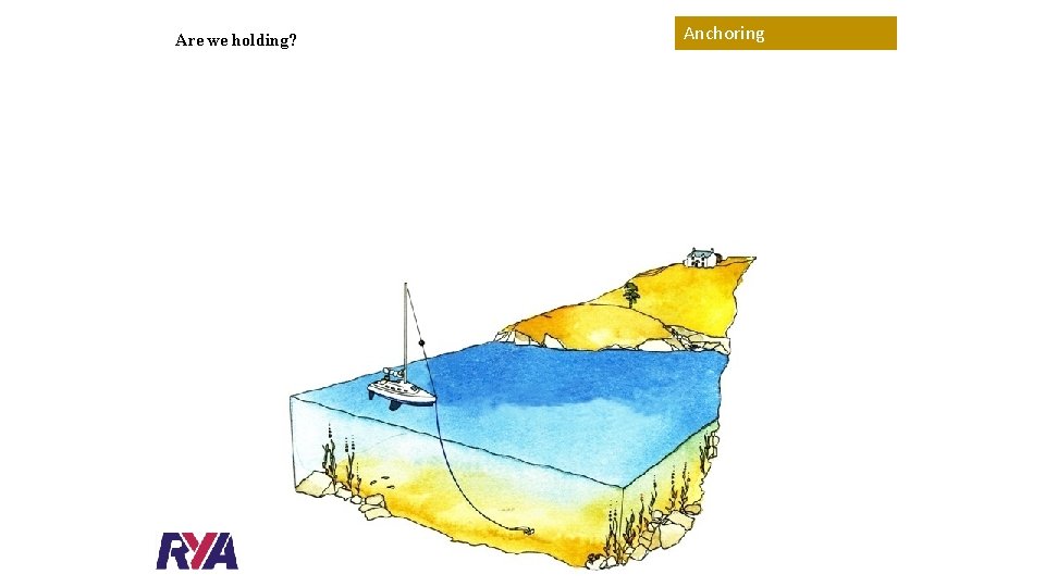 Are we holding? Anchoring 