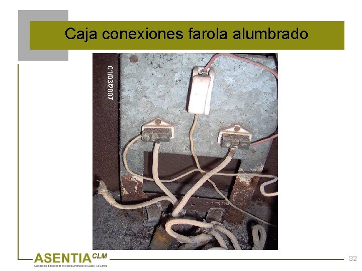 Caja conexiones farola alumbrado 32 