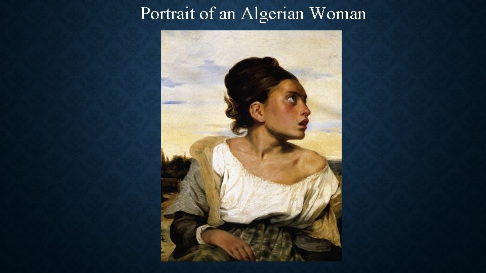 Portrait of an Algerian Woman 