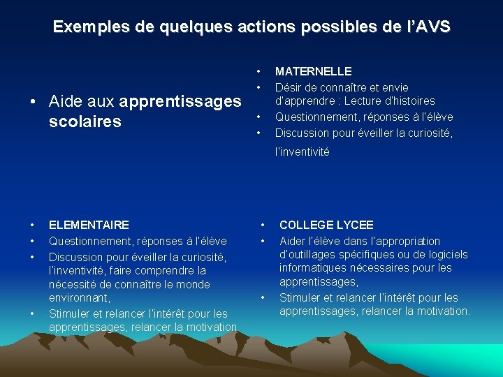 AVS lments de connaissance en matire de communication