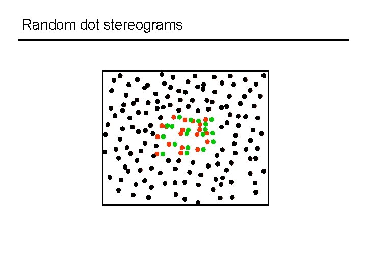 Random dot stereograms 