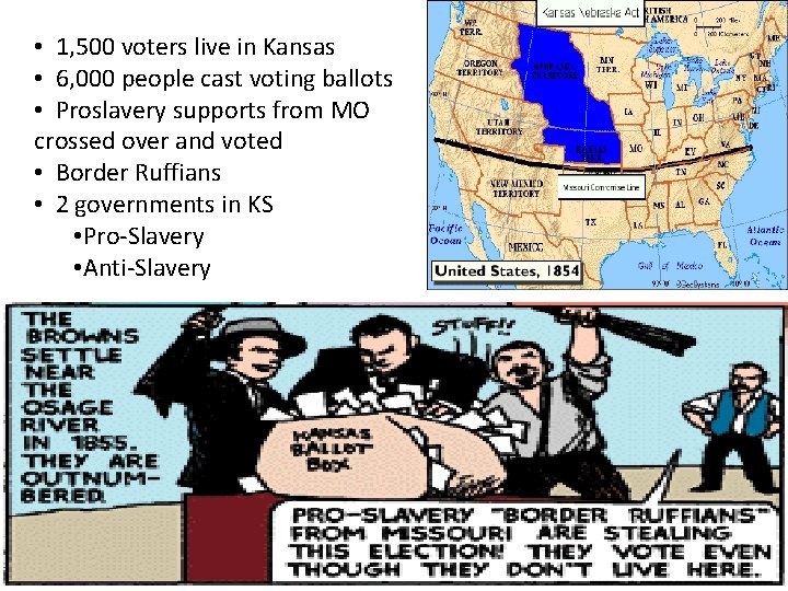  • 1, 500 voters live in Kansas • 6, 000 people cast voting