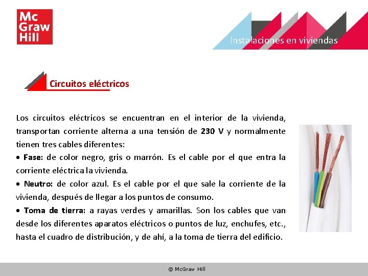 Instalaciones en viviendas Circuitos eléctricos Los circuitos eléctricos se encuentran en el interior de