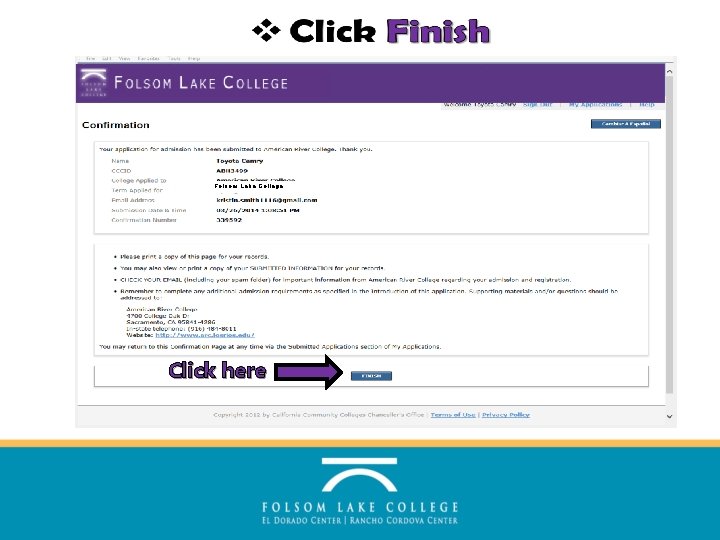 Folsom Lake College Click here 