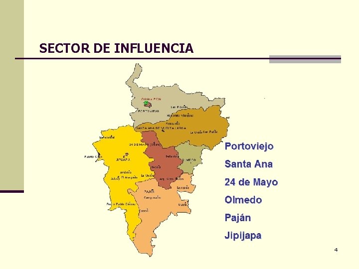 SECTOR DE INFLUENCIA 4 