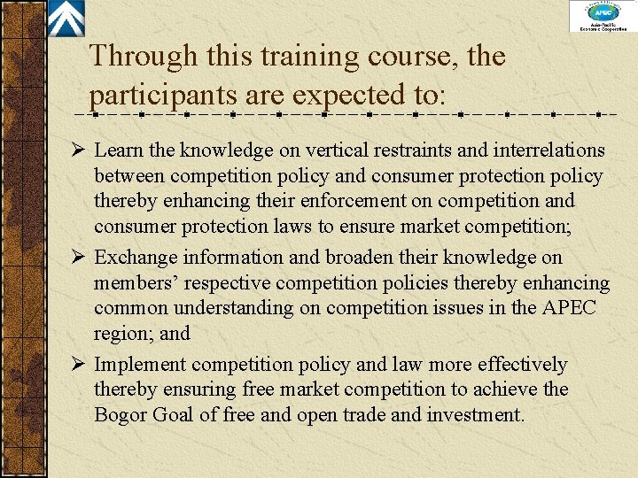 Through this training course, the participants are expected to: Ø Learn the knowledge on