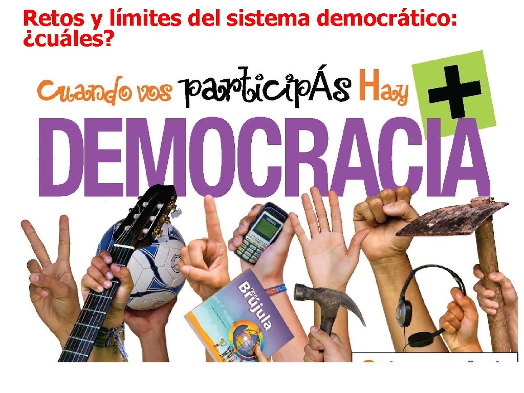 Retos y límites del sistema democrático: ¿cuáles? Retos y límites del sistema democrático: ¿cuáles?