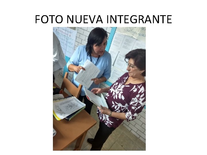 FOTO NUEVA INTEGRANTE 