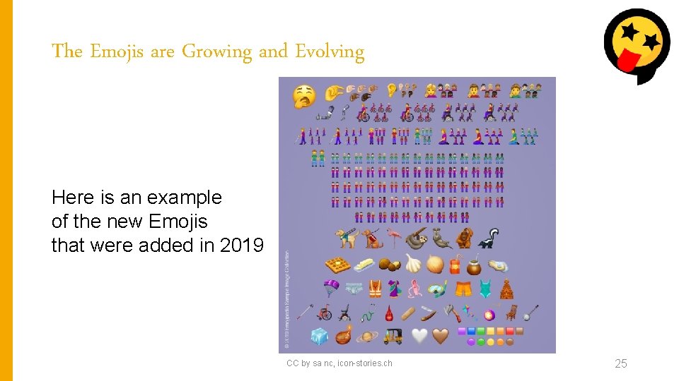 The Emojis are Growing and Evolving Here is an example of the new Emojis