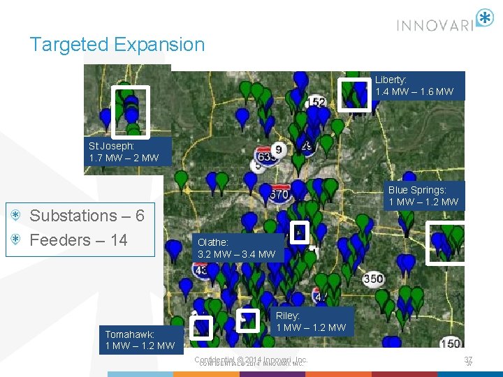Targeted Expansion Liberty: 1. 4 MW – 1. 6 MW St Joseph: 1. 7