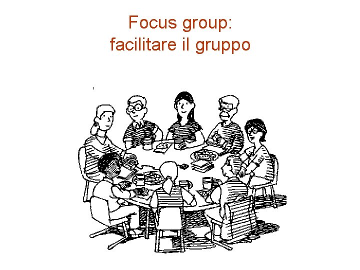 Focus group: facilitare il gruppo 