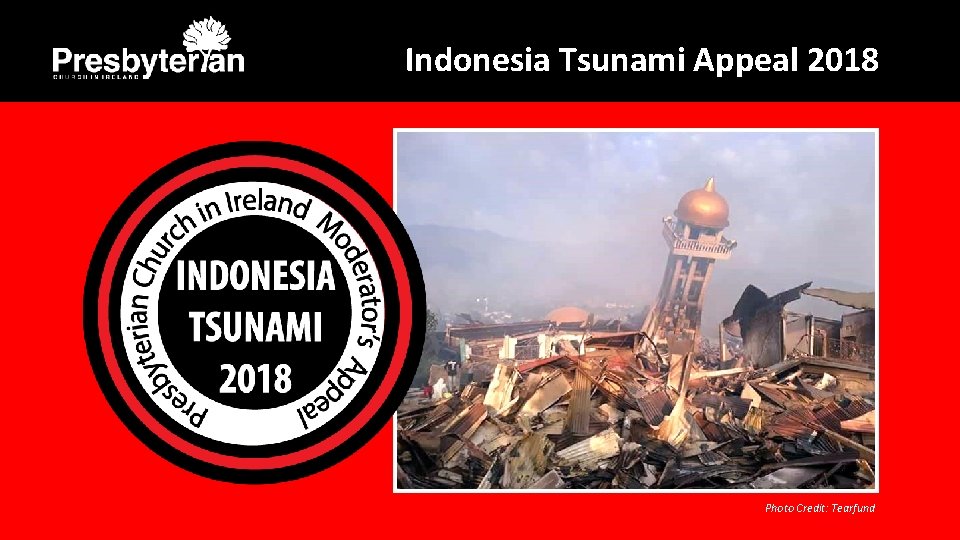 Indonesia Tsunami Appeal 2018 Photo Credit: Tearfund 