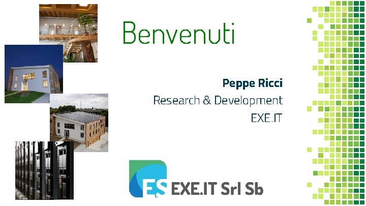 Benvenuti Peppe Ricci Research & Development EXE. IT 