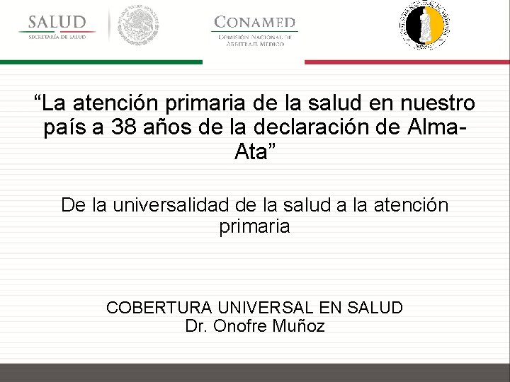 La atencin primaria de la salud en nuestro