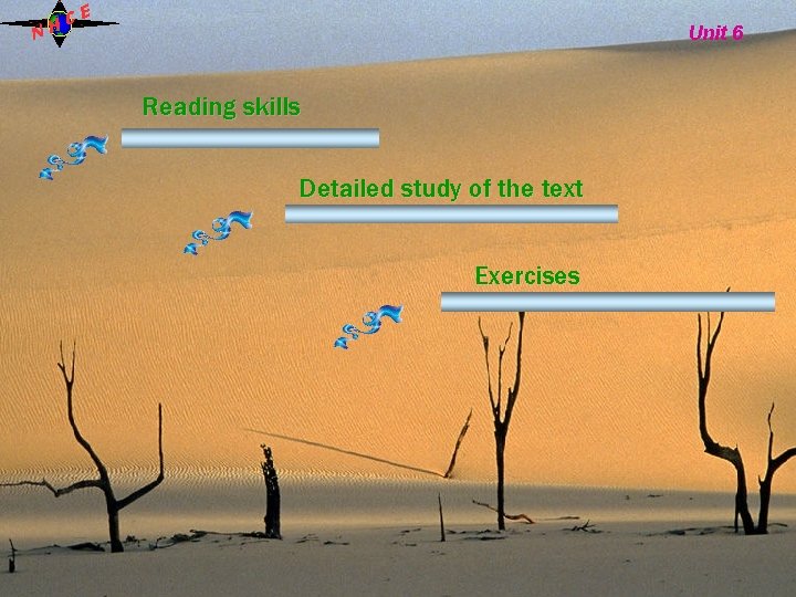 C NH E Unit 6 Reading skills Detailed study of the text Exercises 