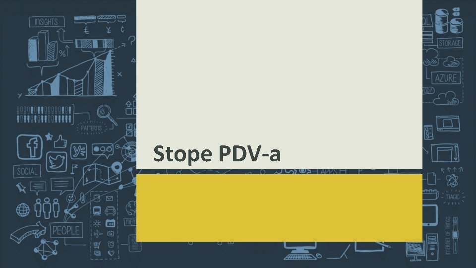 Stope PDV-a 