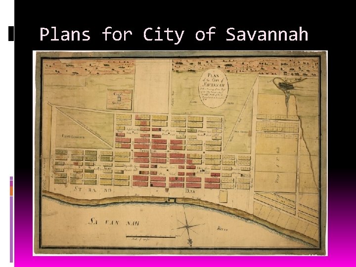 Plans for City of Savannah 