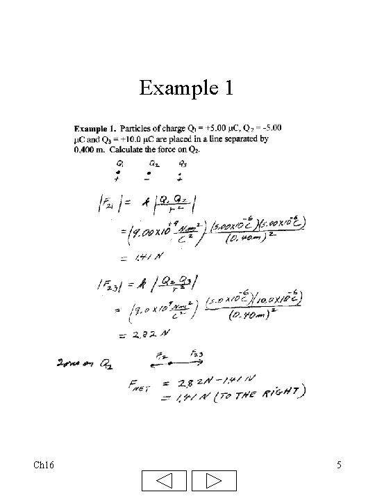 Example 1 Ch 16 5 