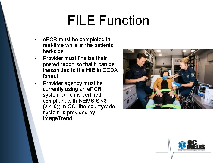 FILE Function • • • e. PCR must be completed in real-time while at