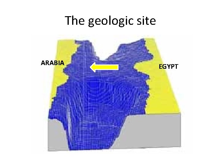 The geologic site ARABIA EGYPT 