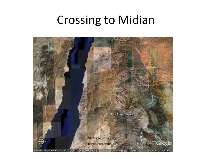 Crossing to Midian 