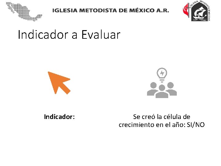 Indicador a Evaluar Indicador: Se creó la célula de crecimiento en el año: SI/NO